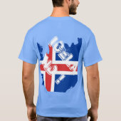 アイスランド Tシャツ (裏面)