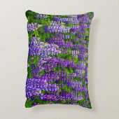 アイスランド。Vik i Myrdal.ルピネスの分野 アクセントクッション (裏面(縦))