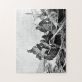 アイスランドIllustration (1909年)で上陸するバイキング ジグソーパズル (縦)