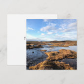 アイスランパーソナライズされたド風景グリーティングカード シーズンカード (正面/裏面)