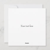 アイスランパーソナライズされたド風景グリーティングカード シーズンカード (裏面)