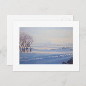 アイスラン素晴らしドの風景のアートカード。 シーズンポストカード (正面/裏面)