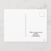 アイスラン素晴らしドの風景のアートカード。 シーズンポストカード (裏面)