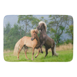 アイスラン遊ドの馬と飼育 バスマット