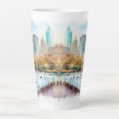 アイスリンクセントラルパークニューヨーク カフェラテマグ (正面)