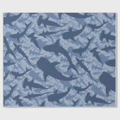 アイスリングのサメ ラッピングペーパー (フラット)