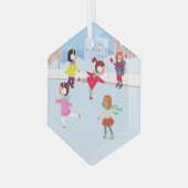 アイスリングや輪クリスマスオーナメント ガラスオーナメント (正面左)