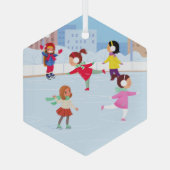 アイスリングや輪クリスマスオーナメント ガラスオーナメント (裏面)