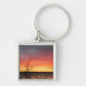 アイスレイクサンセットキーチェーン キーホルダー (正面)
