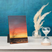 アイスレイクサンセットプラーク フォトプラーク (側面)