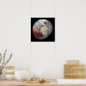 アイスレッド冥王星がクローズアップ ポスター (キッチン)