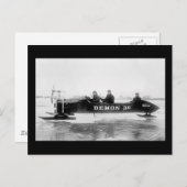 アイスレース、ダルス、1910年代 ポストカード (正面/裏面)