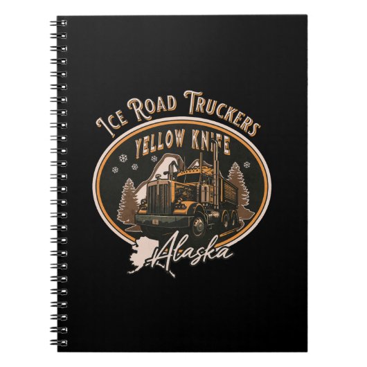 アイスロードトラック – アラスカ ノートブック (正面)