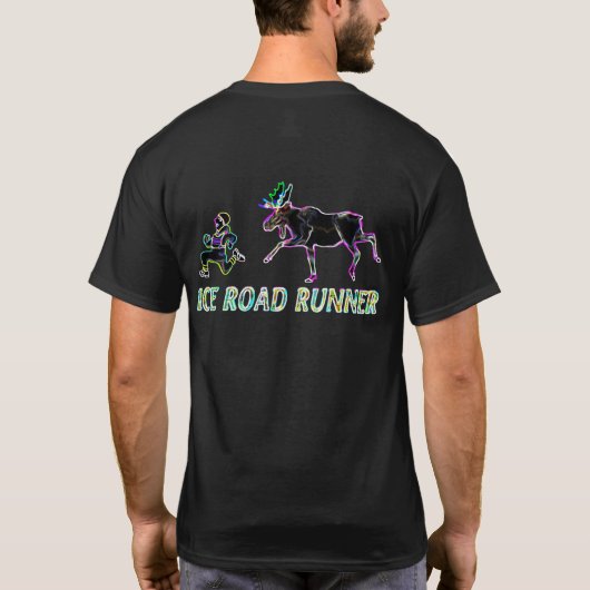 アイスロードランナー – 電気 Tシャツ (裏面)