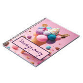 アイス予測できなクリームノート ノートブック (左側)