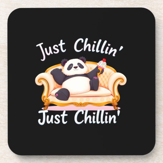 アイス保クリームで落ち着いてチリン コースター (正面)