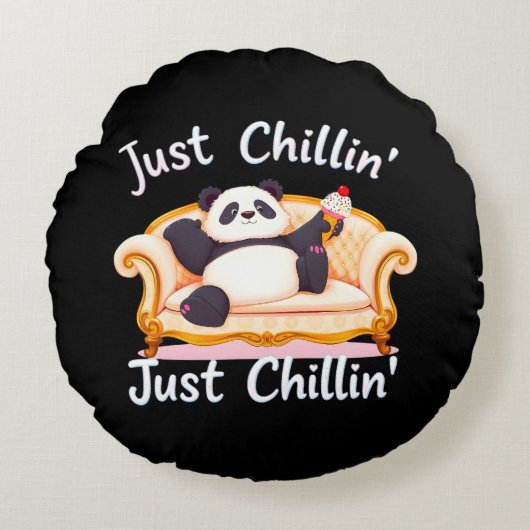 アイス保クリームで落ち着いてチリン ラウンドクッション (正面)