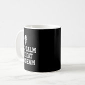 アイス保クリームCalmやる気を起こさせるヴィンテージ コーヒーマグカップ (正面左)