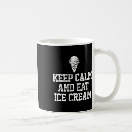アイス保クリームCalmやる気を起こさせるヴィンテージ コーヒーマグカップ (右)