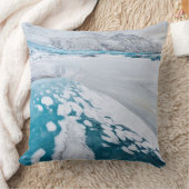 アイス凍っていランド氷河 クッション (ブランケット)