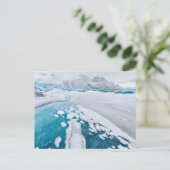 アイス凍っていランド,氷河の氷 ポストカード (スタンド正面)