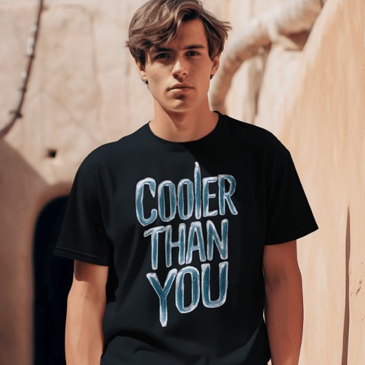 アイス凍っていワードアートクール – あなたよりも Tシャツ