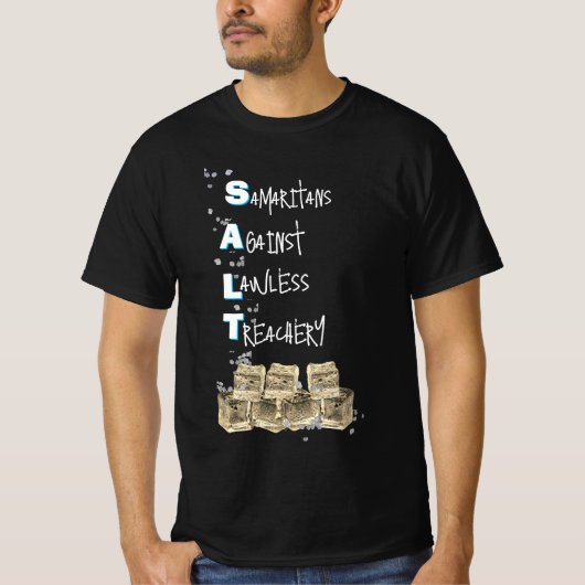 アイス反対政治価値Tシャツ (SALT) Tシャツ (正面)