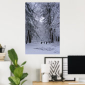 アイス大聖堂～プリント ポスター (ホームオフィス)