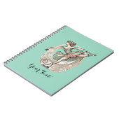 アイス姿スケーター螺旋巻きノート ノートブック (左側)