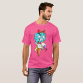 アイス怒クリームさくらんぼバナナガン Tシャツ (正面フル)