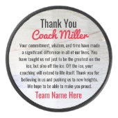 アイス感動的ホッケーリンクのコーチに感謝 アイスホッケーパック (正面)