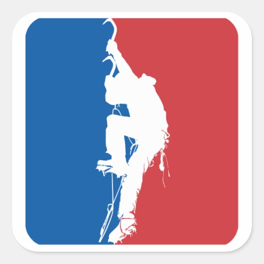 アイス登山オールスター スクエアシール (正面)