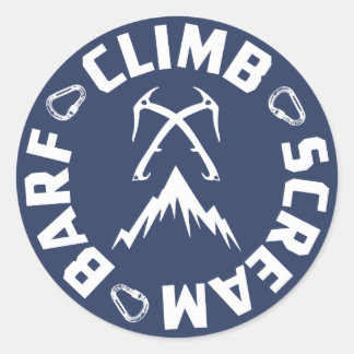 アイス登山スクリームアンドバーフ ラウンドシール