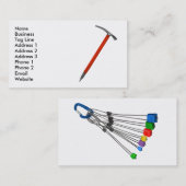 アイス登山屋外指導業務 名刺 (正面/裏面)