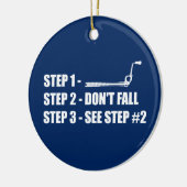 アイス登山-秋しない セラミックオーナメント (左)