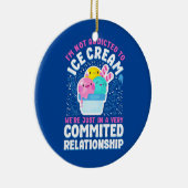 アイス私はアイスに溺れていない私たちは セラミックオーナメント (右)