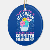 アイス私はアイスに溺れていない私たちは セラミックオーナメント (左)