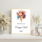 アイス素朴クリームブライダルシャワーレシピ要求 ポスター