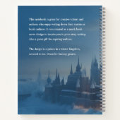 アイス要塞ブックカバーインスピレーション手帳 ノートブック (裏面)