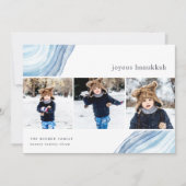 アイス酸 | Hanukkahフォトコラージュカード シーズンカード (正面)