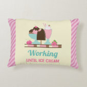 アイス間抜けクリームまでパンプー – Yummy Treats アクセントクッション (裏面)