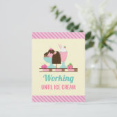 アイス間抜けクリームまでパンプー – Yummy Treats ポストカード (スタンド正面)