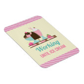 アイス間抜けクリームまでパンプー – Yummy Treats マグネット (右側)