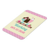 アイス間抜けクリームまでパンプー – Yummy Treats マグネット (左側)