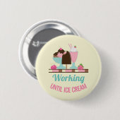 アイス間抜けクリームまでパンプー – Yummy Treats 缶バッジ (正面&裏面)