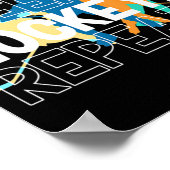 アイス食べホッケーのリピーター ポスター (角)