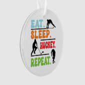 アイス食べホッケーリピート オーナメント (正面)