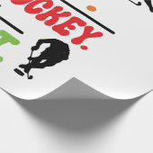 アイス食べホッケーリピート ラッピングペーパー (角)