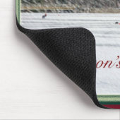 アイス魚釣りシーズンズグリーティングマウスパッド マウスパッド (コーナー)