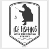 アイス魚釣りストロング生き延び引用文冬アウトドア シール (シート)